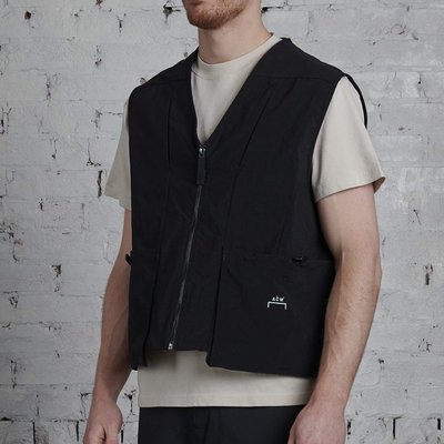 A-Cold-Wall Drawcord Pocket Vest 黑色背心 a cold wall ACW