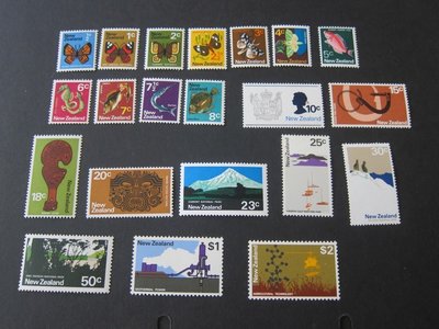 【雲品二】紐西蘭New Zealand 1970 Sc 438-58 Pictorials set(21) set MNH 庫號#B302 34765