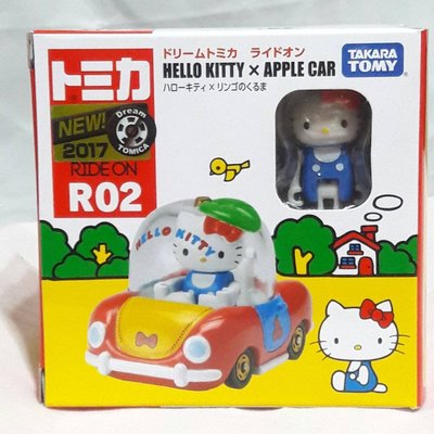 Tomica Dream Rideon R02 Hello Kitty × Apple's Car 日本限定