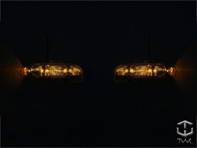 《※台灣之光※》BENZ W203 00 01 02 03 04 05 06 07年LED橘後視鏡晶鑽方向燈組台灣貨