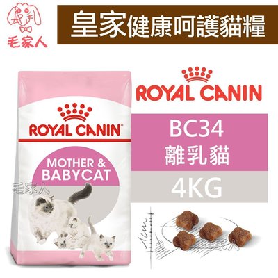 毛家人-ROYAL CANIN法國皇家．FHN呵護貓系列【BC34離乳貓】4公斤