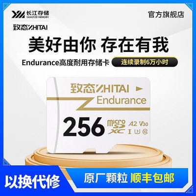 致態(ZhiTai)長江存儲 256G Endurance 行車記錄儀存儲卡TF記憶體卡