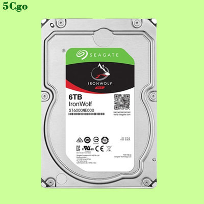 5Cgo【含稅】Seagate/希捷 ST6000NE000 6TB酷狼機械NAS網絡存儲伺服器桌電監控企業級硬碟
