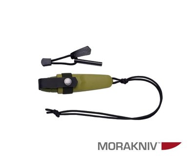 丹大戶外用品【MORAKNIV】瑞典 ELDRIS NECK KNIFE KIT 不鏽鋼短直刀組 綠 12633