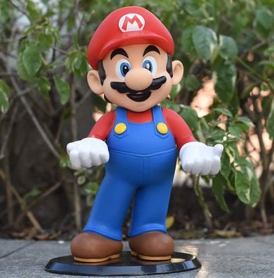 清倉【Mario】超級瑪麗 瑪莉歐 不可動 模型 公仔 交換禮物 33CM