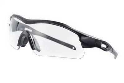 【BCS】Hwasan華山 護目鏡 抗衝擊眼鏡 防彈鏡抗UV 太陽眼鏡 GL938黑框變色 透明灰 防霧-FSGL938