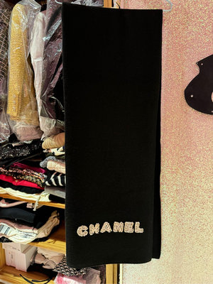 Chanel 香奈兒 羊絨圍巾全新