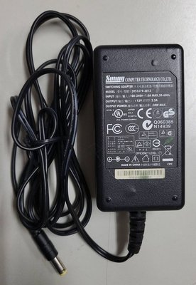 ［商檢認證］SUNNY SY1319-3012 12V 2.5A 30W 電源供應器/變壓器