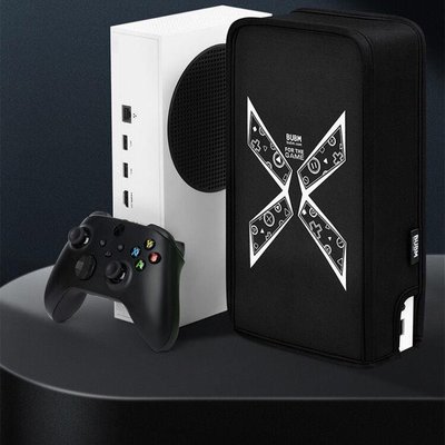 cilleの屋 【XBOX收納包】適用微軟Xbox Series S套罩遊戲機收納盒硬殼主機配件手柄保護包