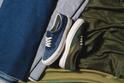 Vans Acer Ni Sp“拼接帆布軍綠橄欖綠”經典復古滑板鞋　男女鞋