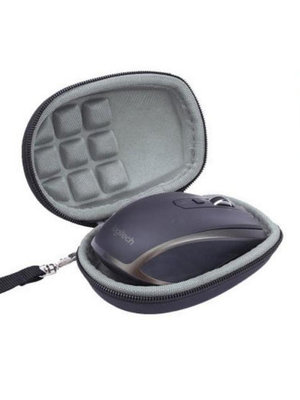 羅技MX Master anywhere  2s 3S鼠標包收納盒 抗壓便攜收納包腳貼