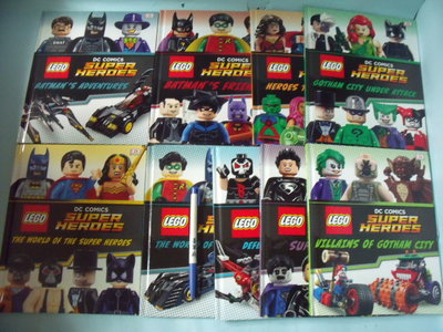 【姜軍府童書館】《LEGO DC COMICS SUPER HEROES 共9本合售！》英文版！DK 樂高 Batman