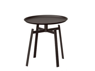 【藝坊現代傢俱】 23QT 557 黑色銅盤小茶几 小圓几 邊桌 展示桌 床邊桌