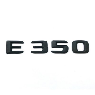 【JR佳睿精品】15-18 Benz E350 賓士 尖型 消光黑 原廠型 後箱 字體 字貼 標誌 字貼 W213
