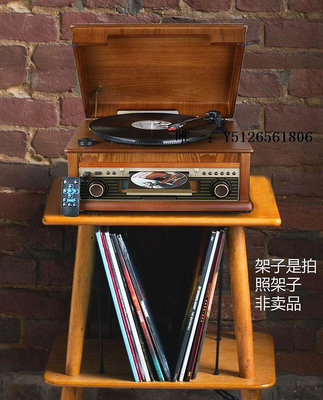 唱片機臺式古典留聲機復古LP黑膠唱片機老式電唱機CD機收音機音樂機留聲機