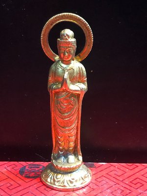 『華山堂』 早期 日式 鎏金佛 隨身佛 菩薩 日式精緻佛像