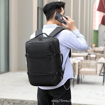 新款大容量多功能雙肩包運動男士書包手提電腦包戶外旅行背包批發