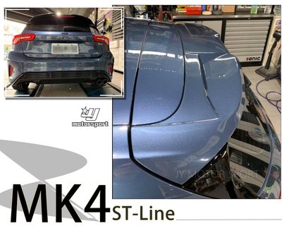 小傑車燈精品--全新 福特 FORD FOCUS MK4 2019年 ST-LINE 尾翼 完工