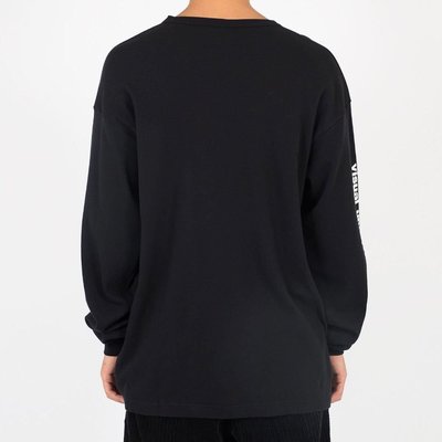 19AW Wtaps Side Effect Design LS 01 Tee 黑色長袖T恤大學T t-shirt