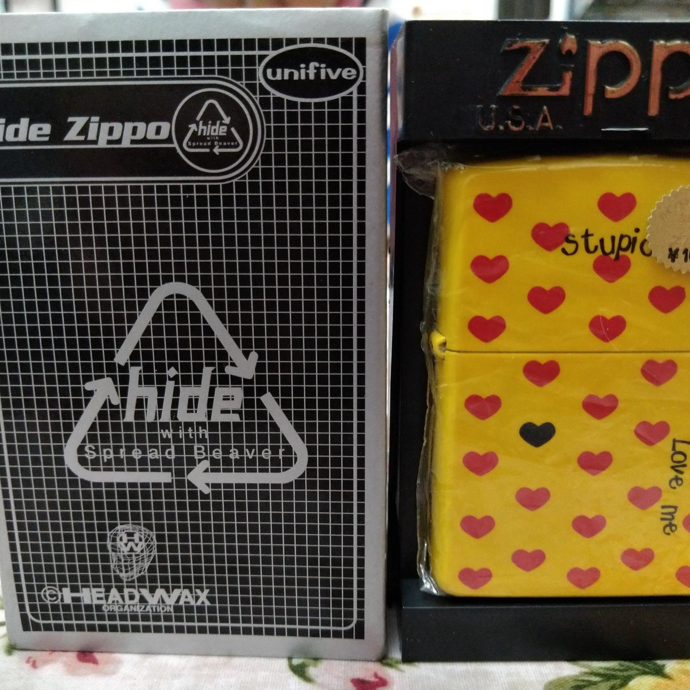 初版2002~2003年x japan hide zippo稀有絕版品難入手皆未使用品加08複