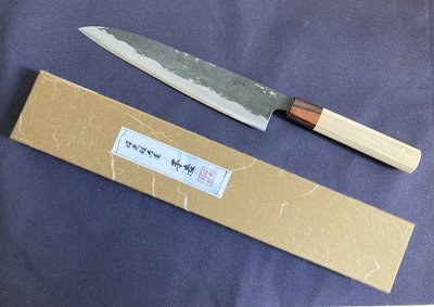 (免運費）現貨『好光』日本的職人（匠）手工刀子『牛刀』白紙２號７寸(21cm)　両刃