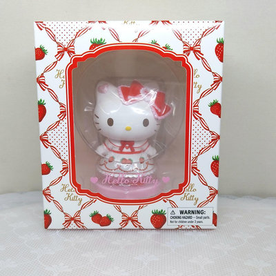 2024年Hello Kitty草莓公仔 陶瓷擺飾 公仔高約10cm 高標勿入