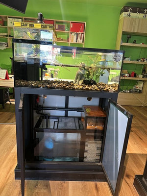 葆易馬赫龜缸豪華烏龜飼養缸專用生態缸魚缸家用別墅底濾深水龜缸