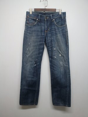 【G.Vintage】Levi's /Levis 504 straight系列李維斯經典藍色中腰直筒牛仔長褲 31腰