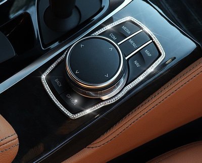 BMW G30 G31 5系 水鑽 中控 旋鈕 多媒體 iDrive 裝飾框 520 520 530 540 I D