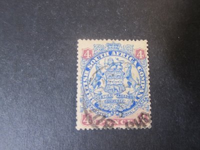 【雲品10】羅得西亞Rhodesia 1897 Sc 54 FU 庫號#B535 88825