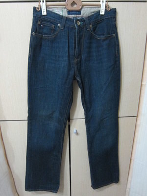 衣市藍~TOMMY HILFIGER 直筒牛仔褲 (W30~L32~) (658) (200723)