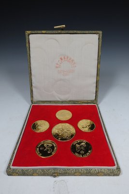 『潘朵拉』1990北京第十一屆亞洲運動會 鍍24K金紀念幣 6枚