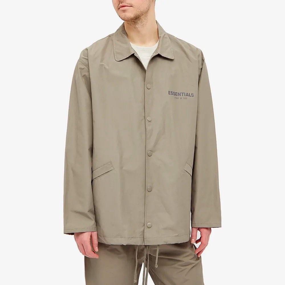 Fear Of God Essentials coach jacket （反光款）風衣外套| Yahoo奇摩拍賣