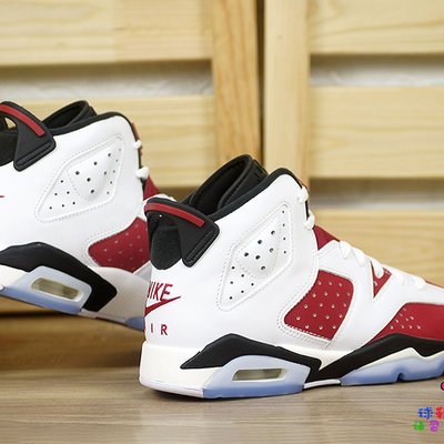 球鞋補習班NIKE AIR JORDAN 6 RETRO GS CARMINE OG 胭脂紅女384665-106