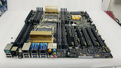 電腦零件Asus/華碩 Z10PA-U8 Z10PE-D16 WS/ C612服務器主板 DDR4 V3 V4筆電配件