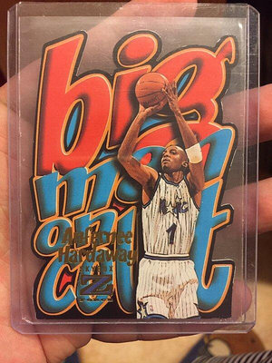 易匯空間 NBA球星卡 便士 哈達威 安芬尼 big man1996-97賽季 超大比例特卡QK1099