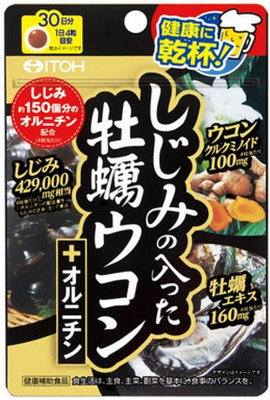 日本現貨 井藤漢方 含蜆 牡蠣 薑黃 精華 120錠 快速寄出