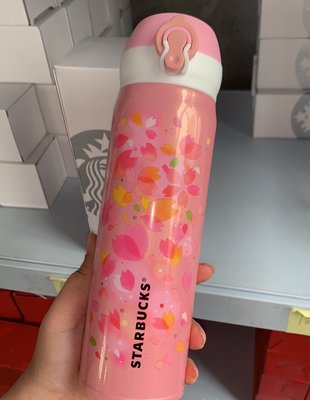 【風口潮流】Starbucks 星巴克 櫻花粉色款 不鏽鋼保溫杯＊500ml。X00302