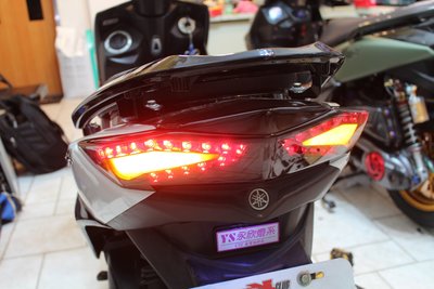 【翰翰二輪】KOSO 新勁戰三代 1MS無限二代LED尾燈組 透明 燻黑 整合型後燈組 藍 黃 紅 GMS D1 R3