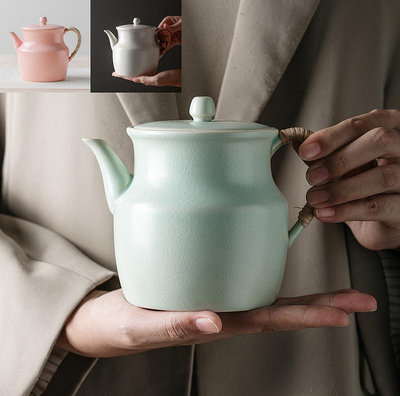 茶具 茶杯 陶瓷杯 馬克杯 手工粗陶燒水壺電陶爐煮茶器竹編手把泡茶壺茶壺蘇打開片釉