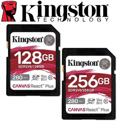 Kingston 金士頓 256GB 128GB SDXC SD U3 V60 記憶卡 SDR2V6 128G 256G