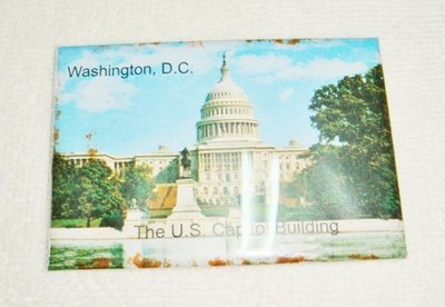 Washington,D.C.馬口鐵磁鐵 The U.S. Capitol Building