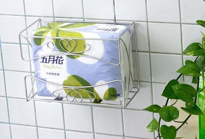 不鏽鋼衛生紙架，平版衛生紙專用款，也可用於放置瓶罐及雜誌，平板衛生紙