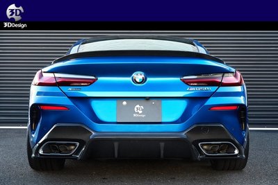 【樂駒】3D Design G14 G15 碳纖維後下巴 Rear Diffuser BMW M850i M840i