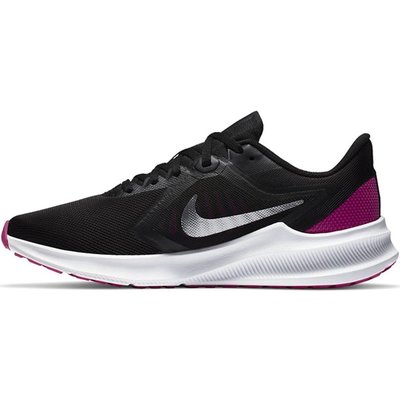 南◇2021 2月  Nike Downshifter 10 女鞋 黑色 粉紫色 舒適 慢跑 CI9984-004