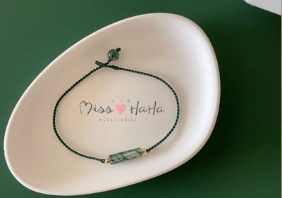 ＊Miss Ha Ha＊CB04．水草瑪瑙 編織繩手鍊．限量商品