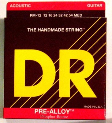【老羊樂器店】DR Pre-Alloy PL-10 Phosphor Bronze (10-48)木吉他弦 磷青銅