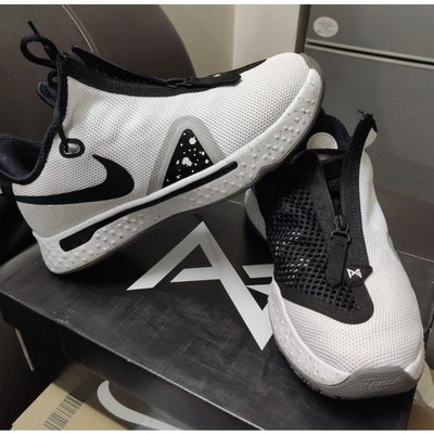 【正品】Nike PG 4 Oreo 奧利奧 國內版 EP 拉鍊 白黑 男 CD5082-100潮鞋