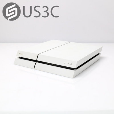【US3C-桃園春日店】【一元起標 】索尼 Sony PS4 500G CUH-1207A 白色主機 電玩主機 二手主機 遊戲主機