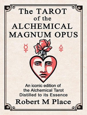易匯空間 卡牌遊戲進口正版Tarot of the Alchemical Magnum Opus塔羅牌（訂)燙金邊YH3110